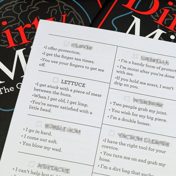 Dirty Minds - The Game of Naughty Clues - Board Card Game Adult Puzzle 🆕/NWT! - Picture 9 of 14